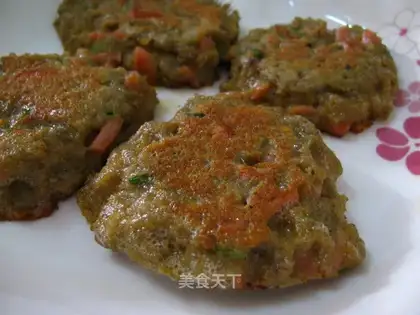 Egg ham lotus root cake