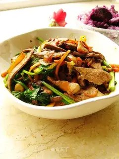 stir-fried pork liver