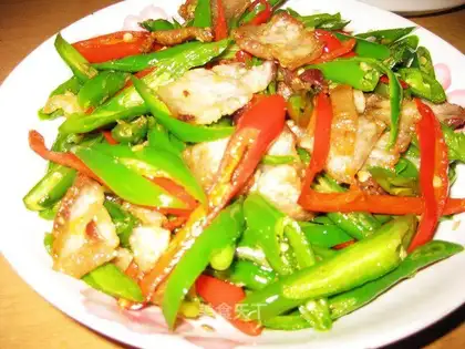 Pan-fried pork belly