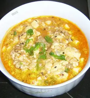 Minced pork and tofu
