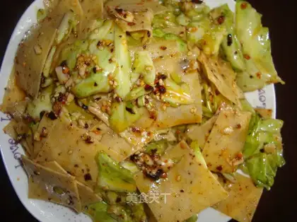 Cold tofu skin