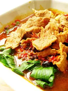 boiled pork slices