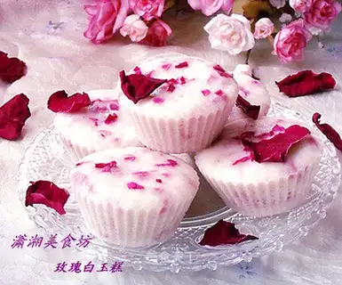 Rose White Jade Cake