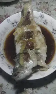 Soviet-style steamed perch