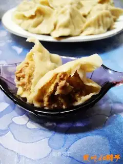 Chinese cabbage and pork dumplings