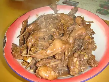 Braised quail