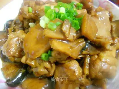 Braised fins in oyster sauce