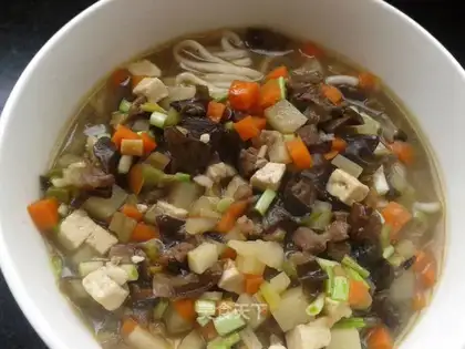 noodles with minced