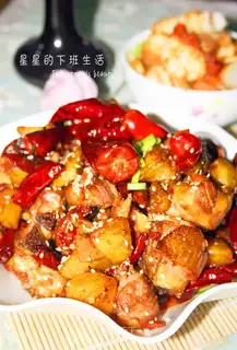 Sichuan spicy chicken nuggets