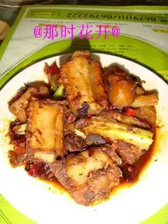 Grilled pork ribs