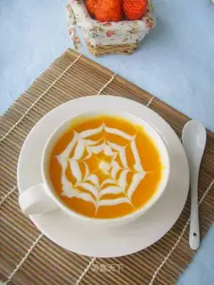 Yogurt and pumpkin minced