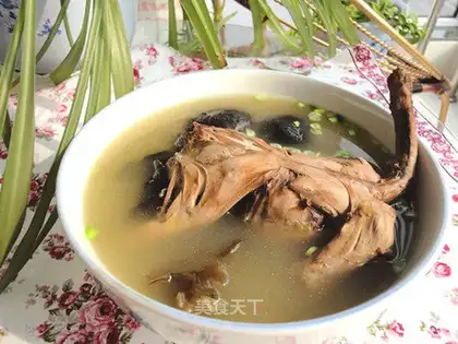 Clear stewed pigeon soup