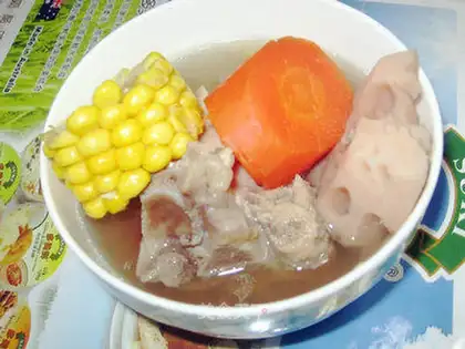 Corn ribs soup