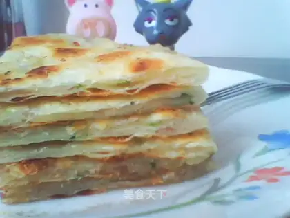 Scallion Pork Thousand Layer Pancakes