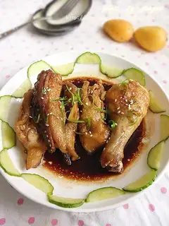 Oil soaked chicken legs