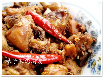Roasted chicken with rice wine