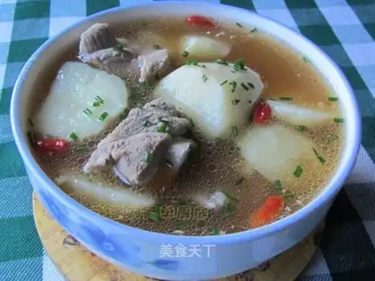 Potato spine soup