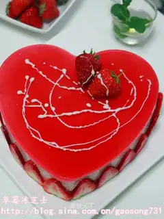 Strawberry jelly cheese