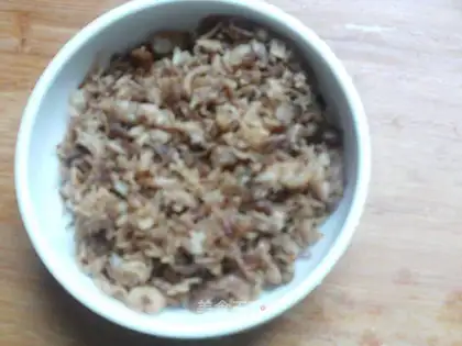 Homemade meat floss