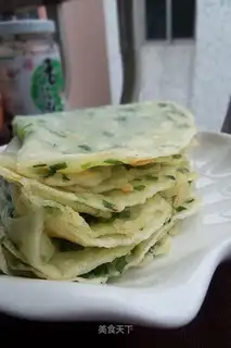 Vegetarian chive cake