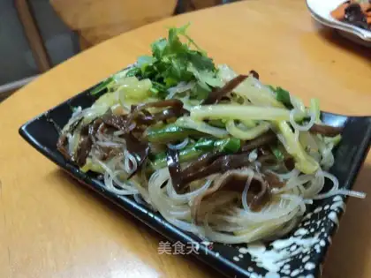 Shredded cucumber salad