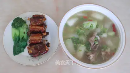Sweet pork ribs