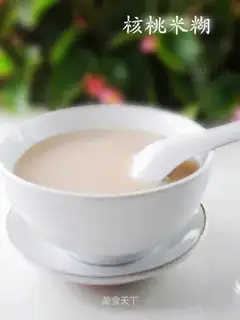 Walnut rice paste