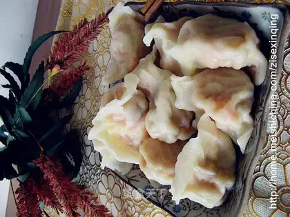 carrot vegetarian dumplings