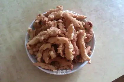 Soft fried fillet