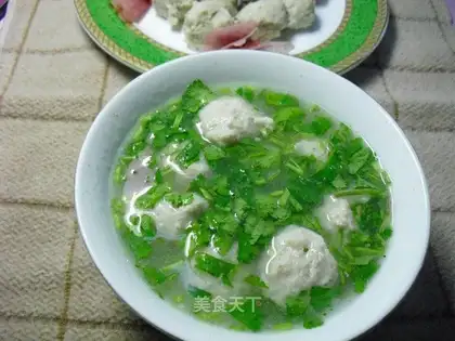 Hot and sour fish balls
