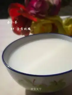 Homemade almond tea