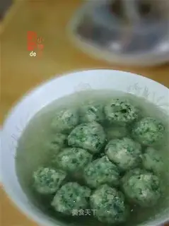 shepherd's purse meatballs