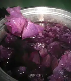 Purple sweet potato snow syrup