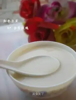 Red dates soybean milk