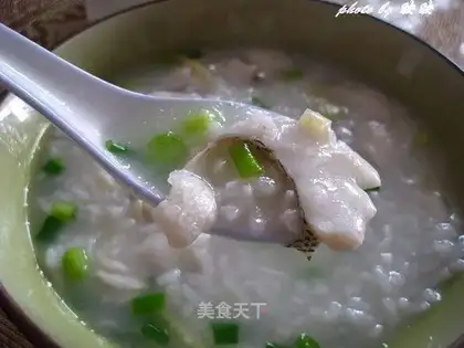 Perch casserole porridge