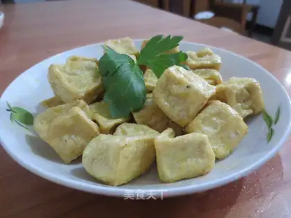 deep-fried tofu in soy sauce