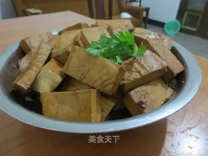 Home-made dried tofu