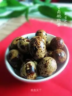 Marinated quail eggs