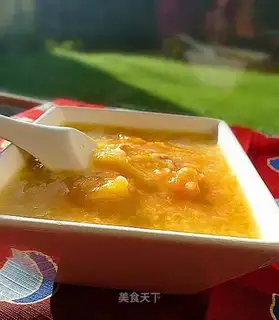 Soybean and pumpkin porridge