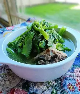 Chicken bone mustard soup