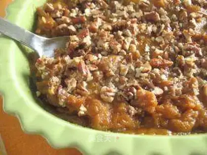 American roasted sweet potato pie