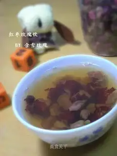 Rose and jujube drink