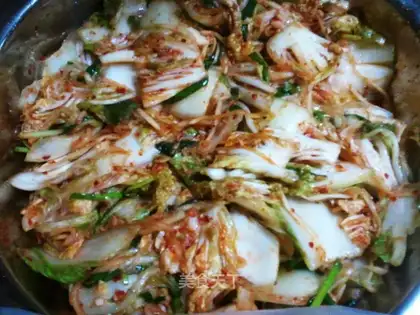 Korean authentic spicy cabbage