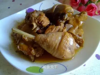 braised chicken nuggets