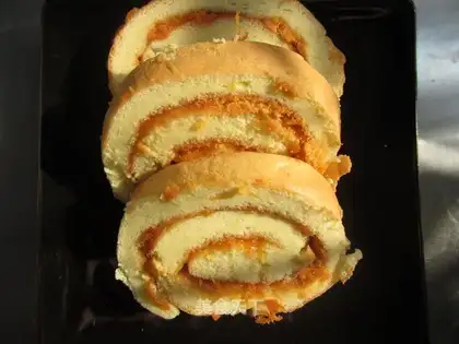Pork floss cake roll