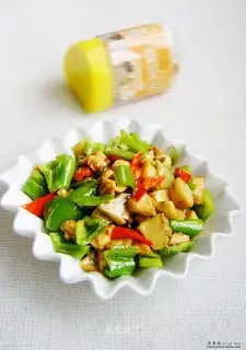 diced chicken with pickled mustard