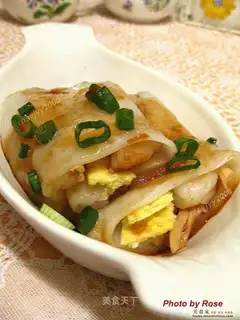 Homemade shrimp egg sausage