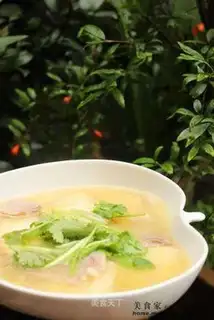 bacon and tofu soup