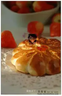 Coconut flower type bread