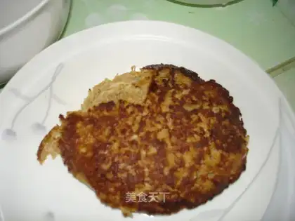 Sweet nectar pork pancakes